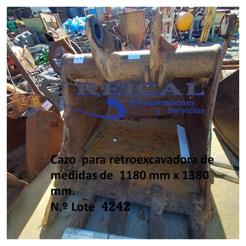 CAZO   PARA RETROESCAVADORA  DE MEDIDAS DE