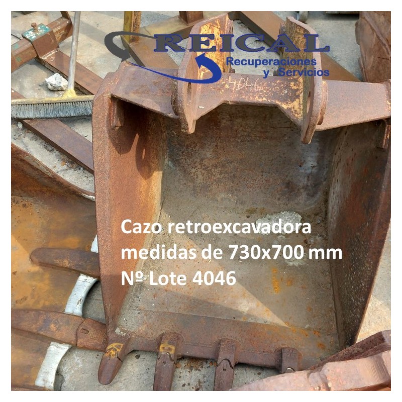 CAZO RETROEXCAVADORA MEDIDAS DE 730X700MM 