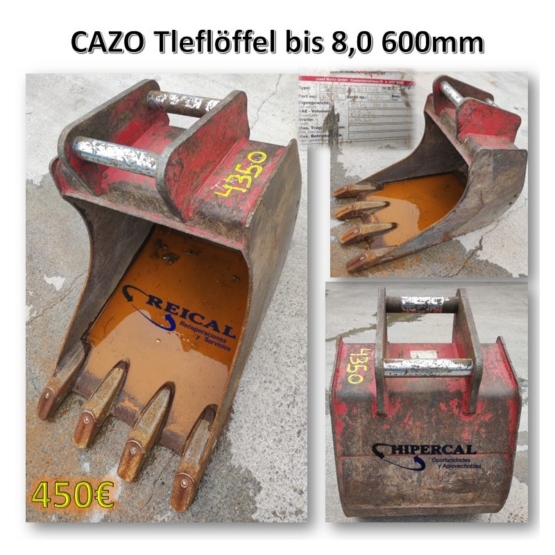 CAZO Tleflöffel bis 8,0 600mm