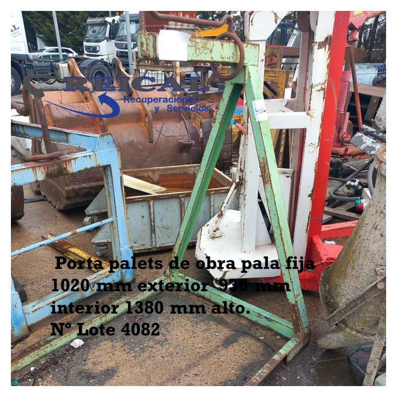 PINZA PORTA PALET DE OBRA