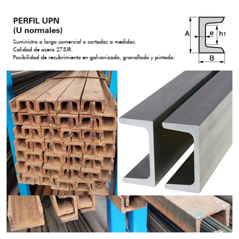 VIGA PERFIL UPN-80 a 6000mm