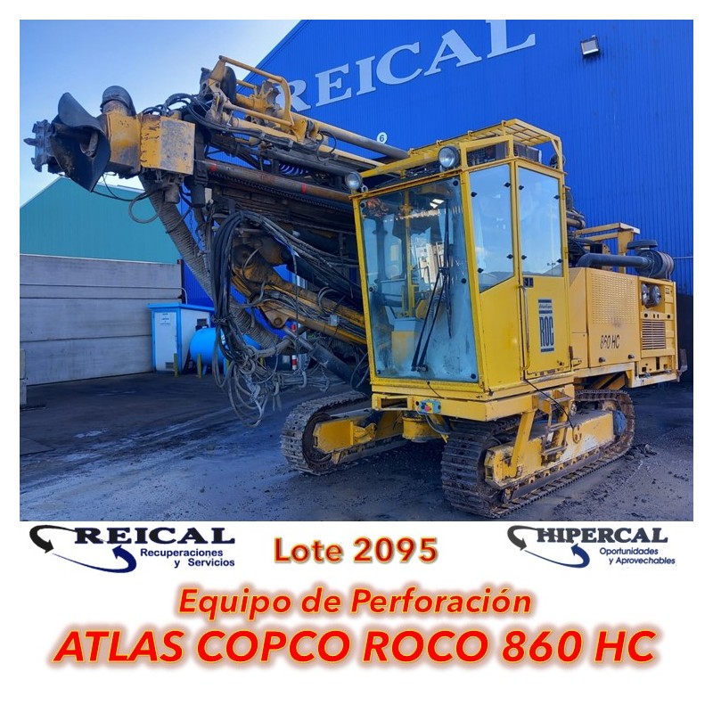 PERFORADORA ATLAS COPCO ROCO 860 HC