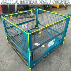 JAULA METALICA 119x114x86cm...