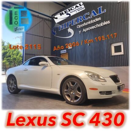 Lexus SC 430 2006 – 195.117 km – Descapotable V8