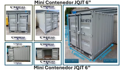Mini contenedor marítimo 6 pies seminuevo