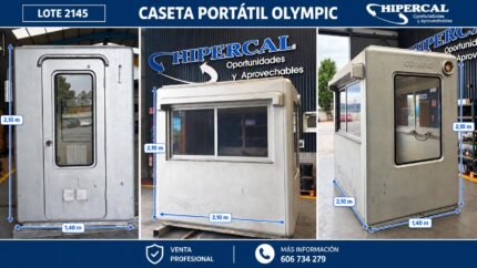 caseta portatil olympic medidas